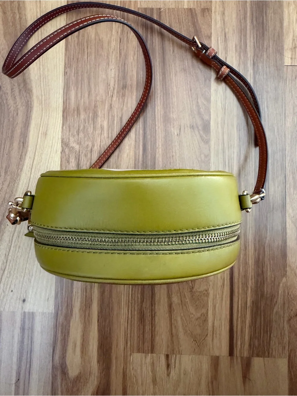 Tory Burch T Monogram Color-Block Circle Bag